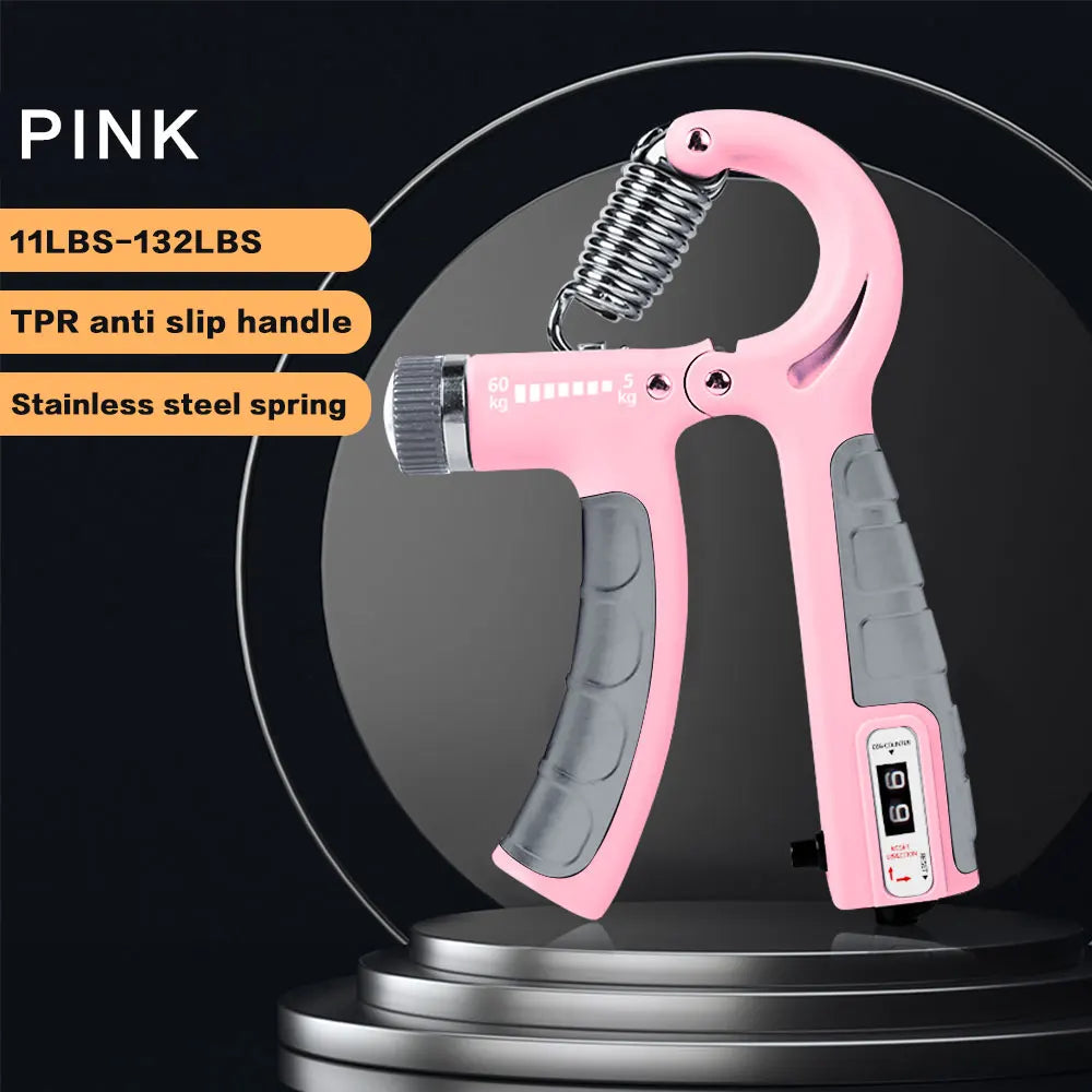 Hand Grip Strengthener – Adjustable Resistance Grip Trainer for Strength