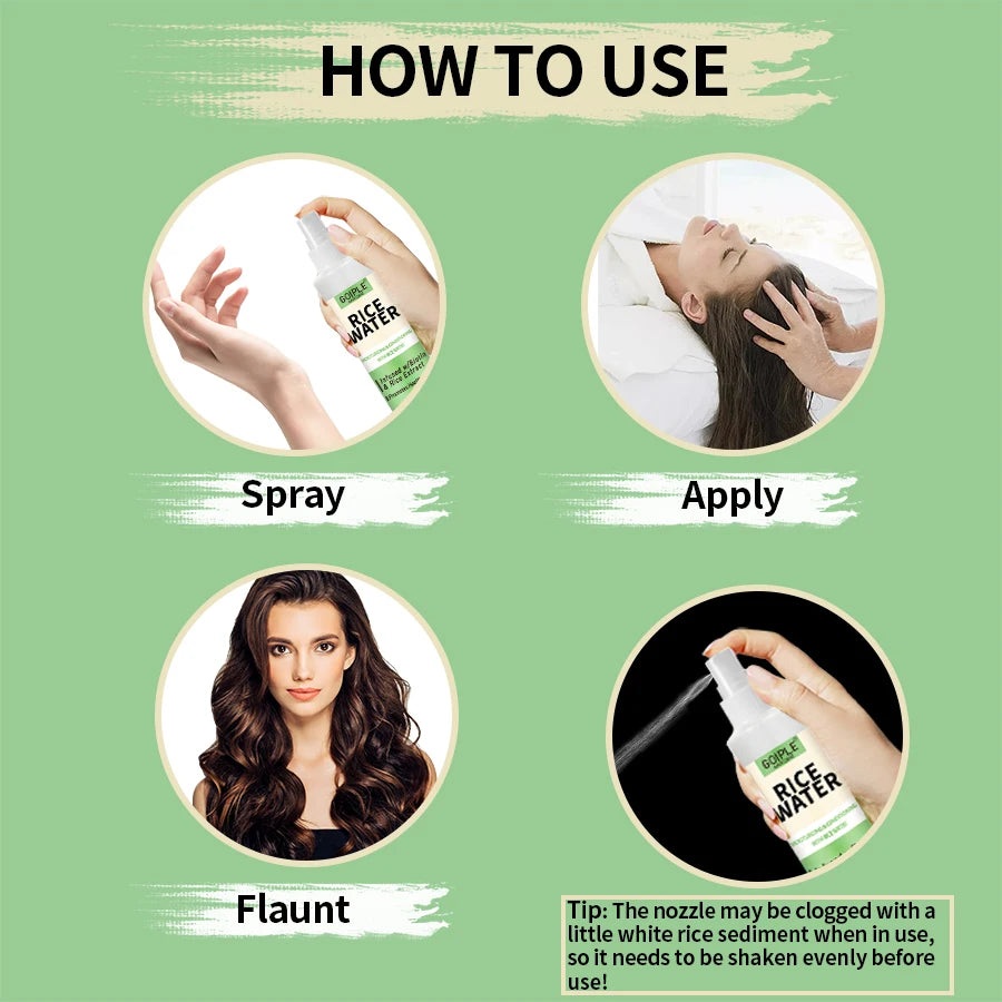 Rice Water Hair Growth Spray