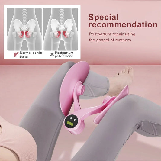 Adjustable Pelvic Floor Muscle Trainer With Counter Thigh Master Device