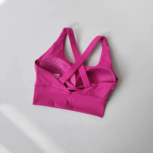 Seamless Push Up Sports Bra