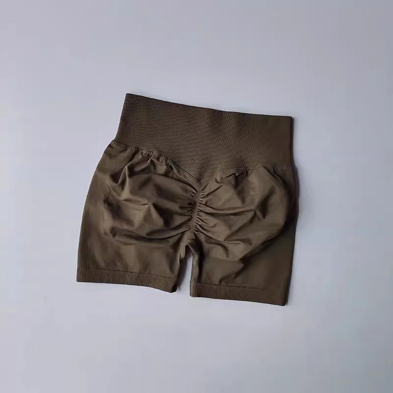 High-Waist Women's Gym Workout Shorts