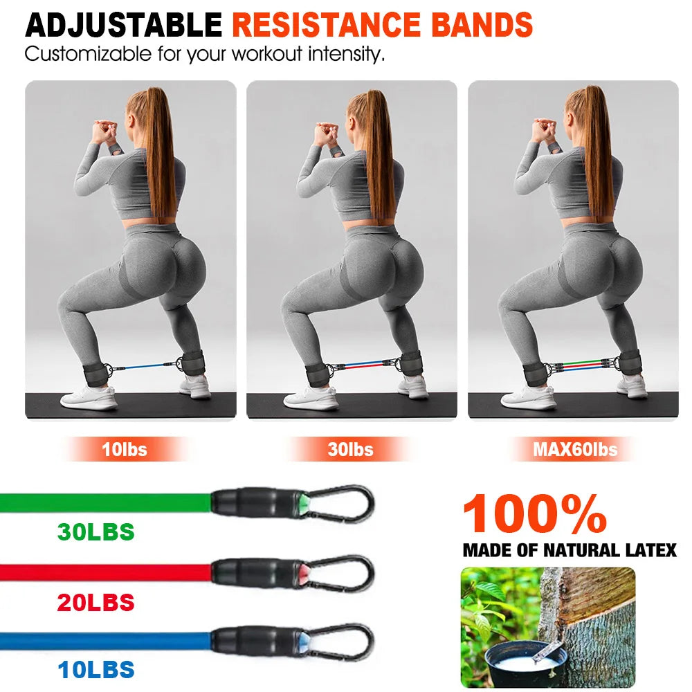 Resistance Bands for Leg and Glute Home Workouts