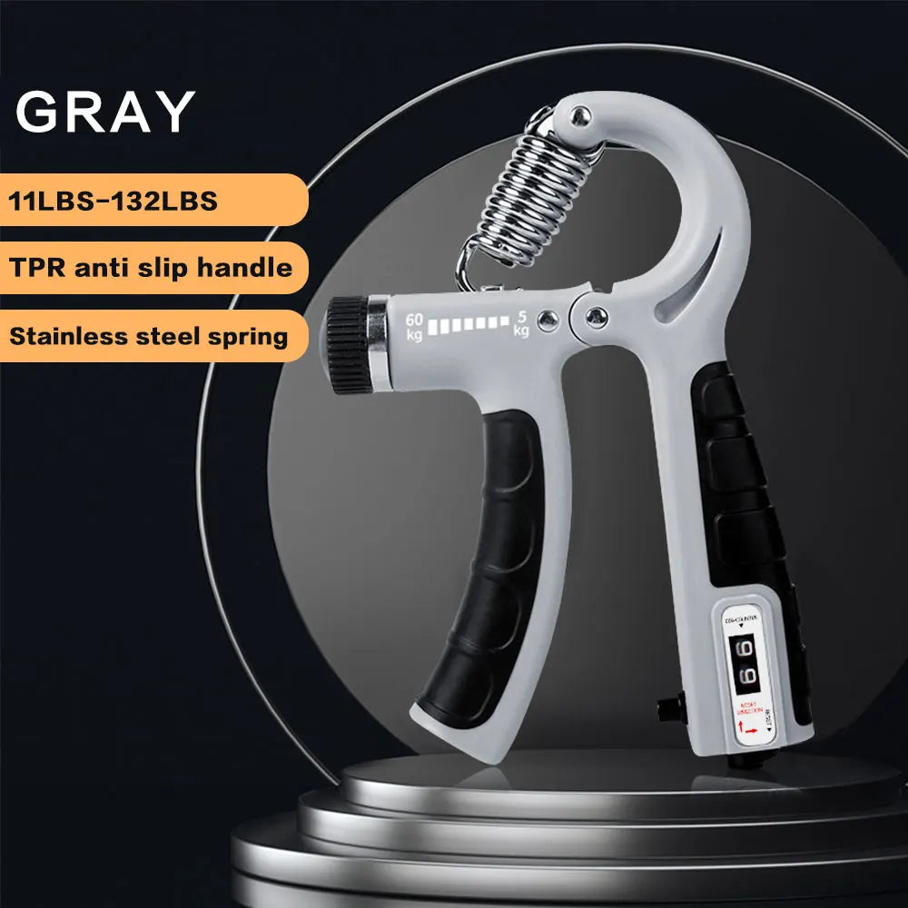 Hand Grip Strengthener – Adjustable Resistance Grip Trainer for Strength