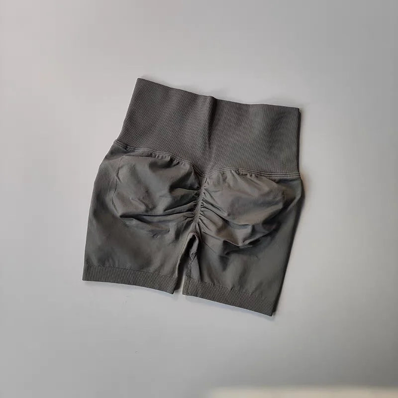 High-Waist Women's Gym Workout Shorts
