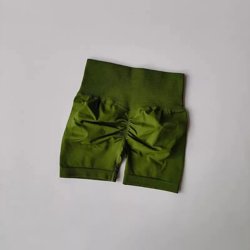 High-Waist Women's Gym Workout Shorts