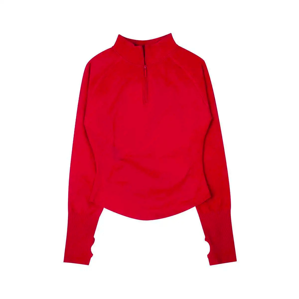 Half Zip Long Sleeve Gym Top