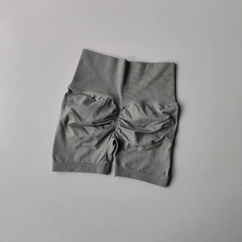 High-Waist Women's Gym Workout Shorts