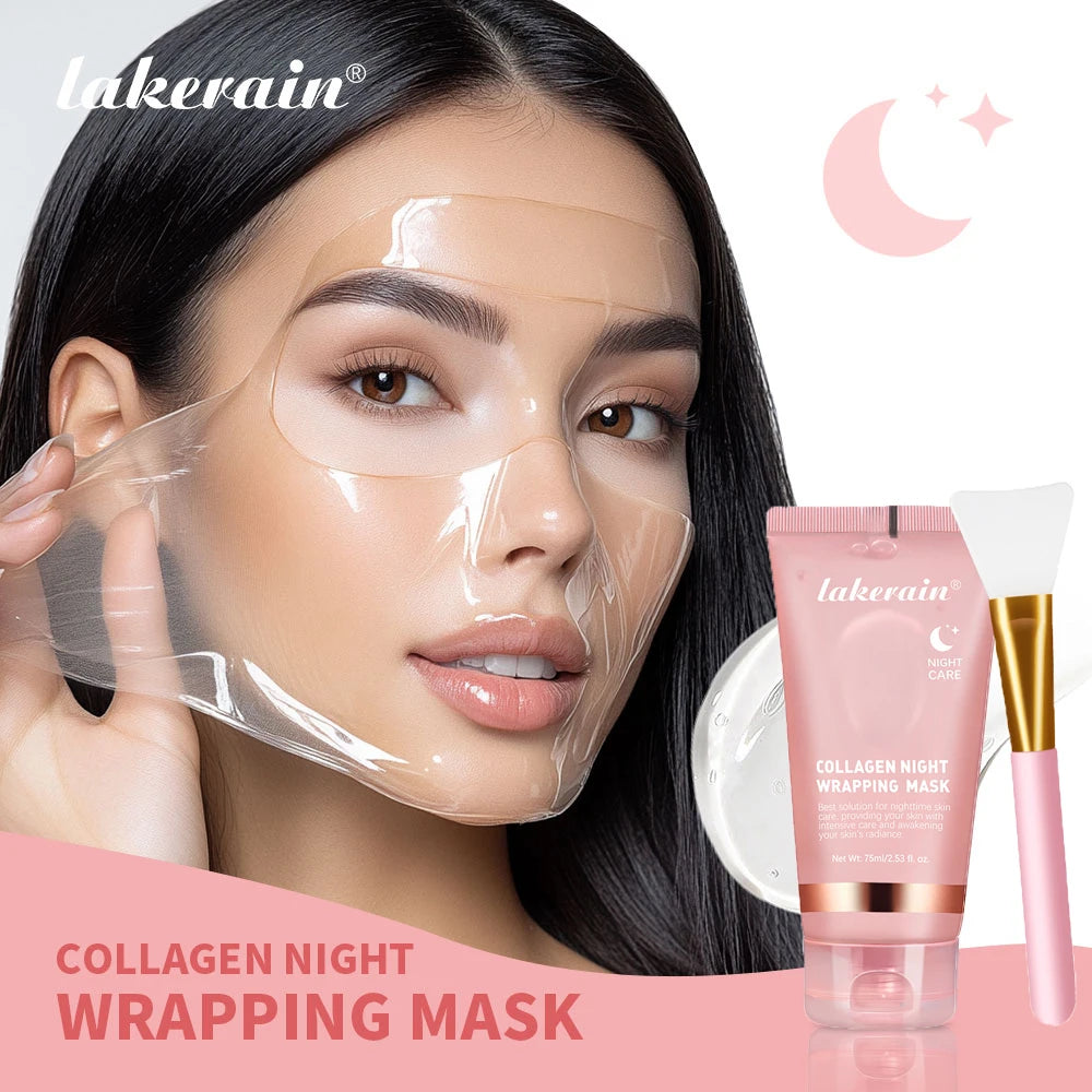 Brightening Collagen Rejuvenation Korean Mask and Brush Set